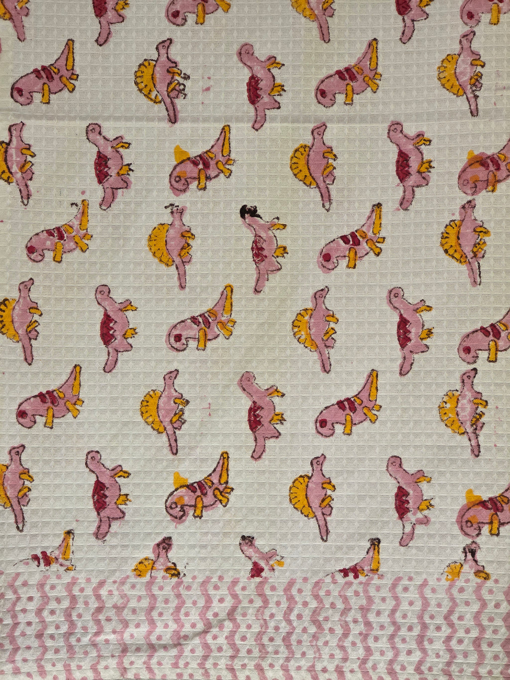 Pure Cotton Hand Block Print Bath Towel