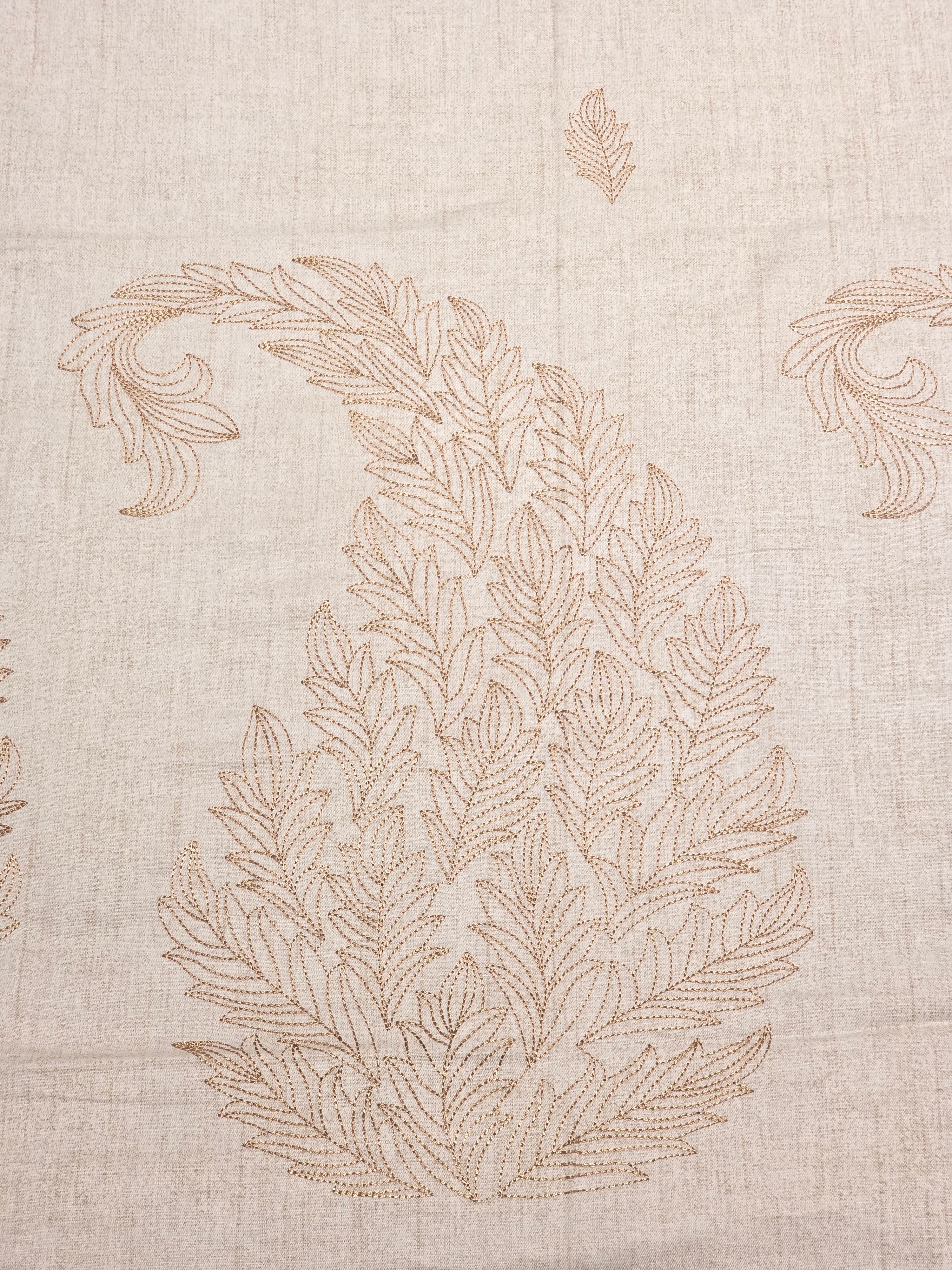 King Size Embroidered Bedsheet Set