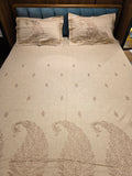 King Size Embroidered Bedsheet Set