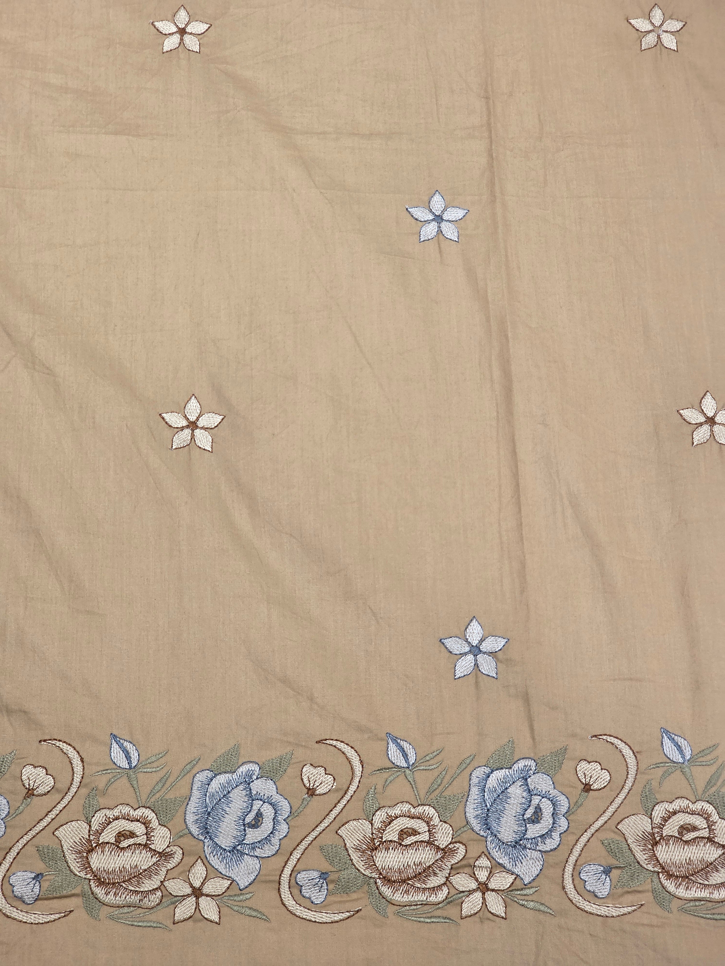 King Size Embroidered Bedsheet Set
