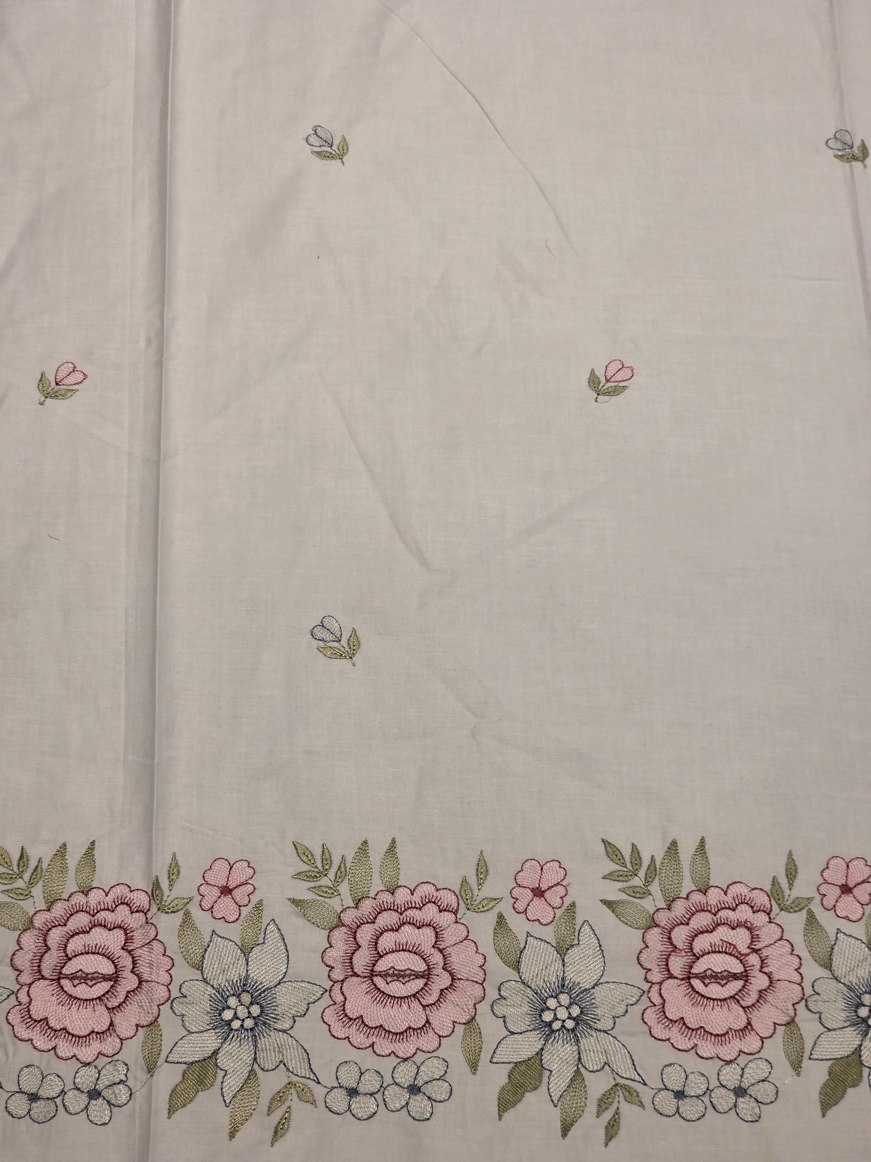 King Size Embroidered Bedsheet Set