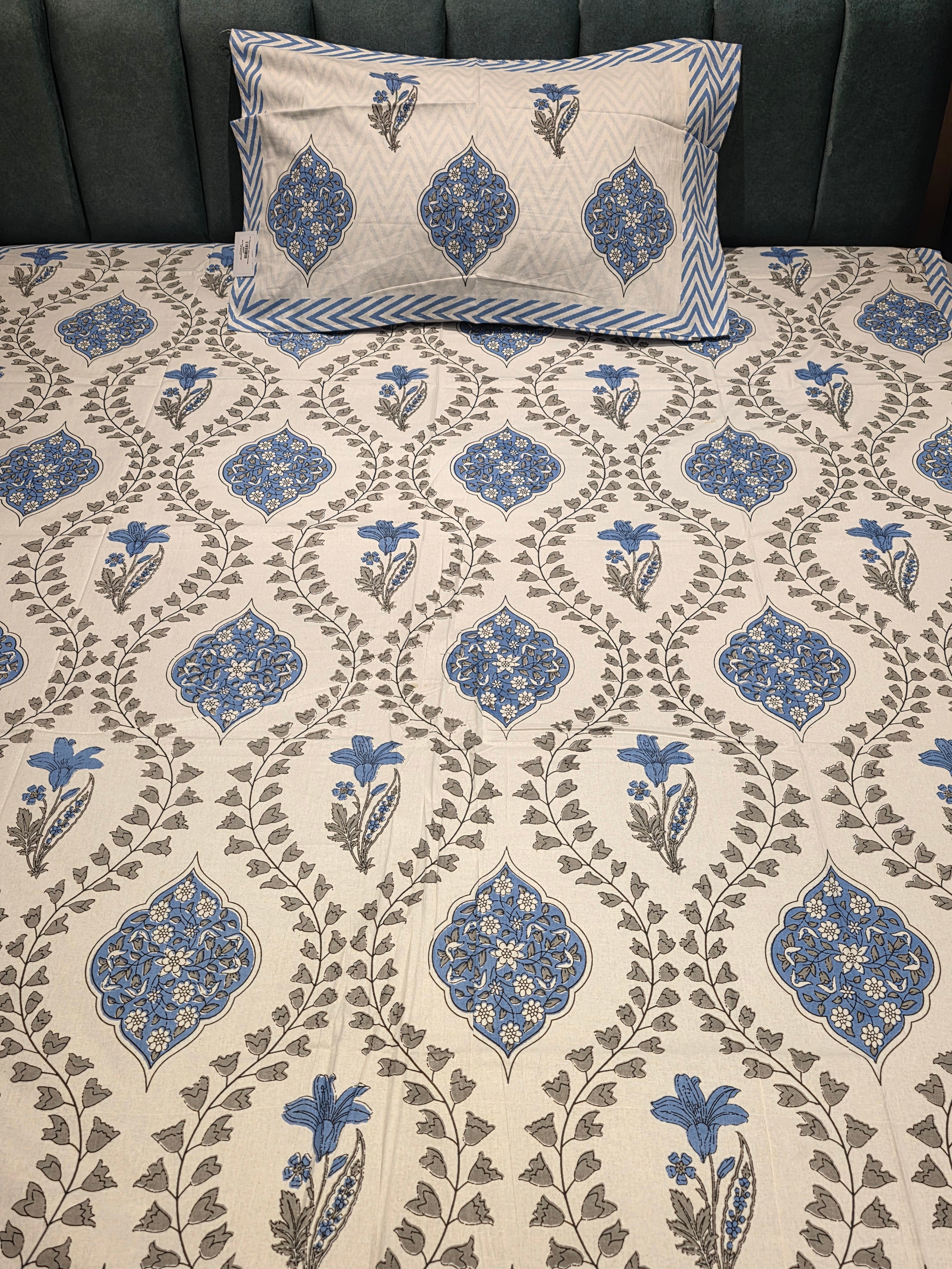 Single Pure Cotton Bedsheet Set