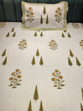 Single Pure Cotton Bedsheet Set