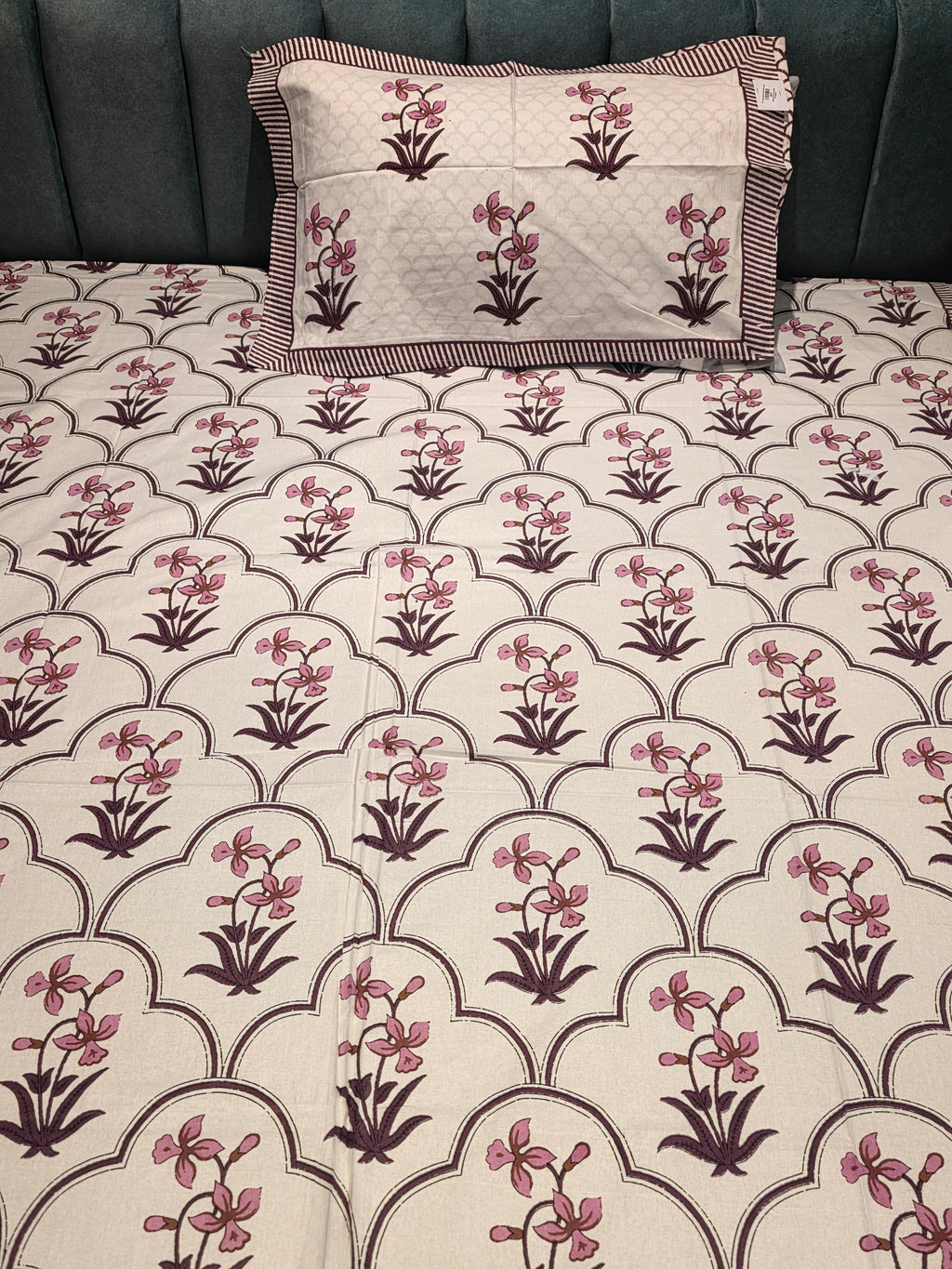 Single Pure Cotton Bedsheet Set
