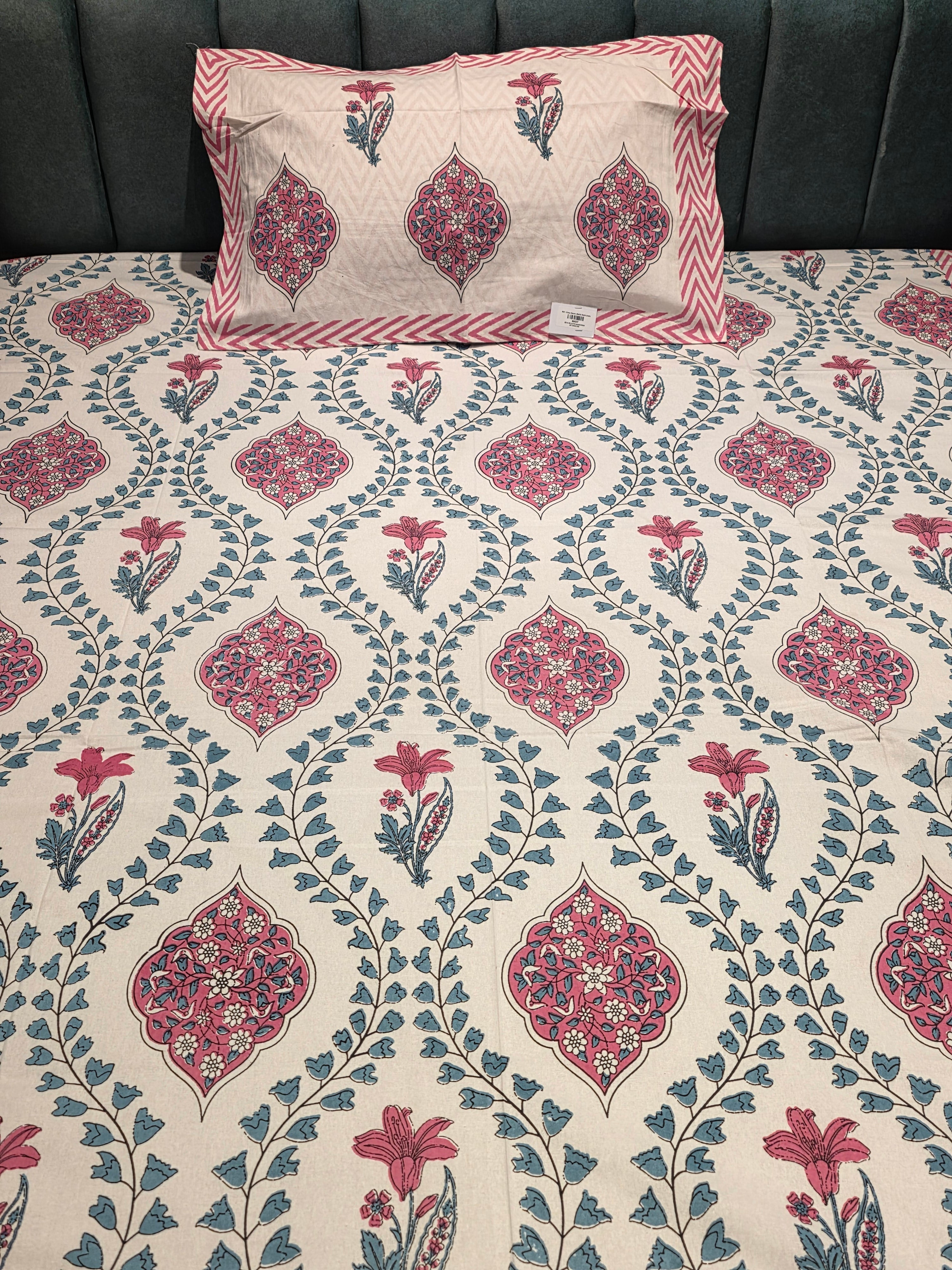 Single Pure Cotton Bedsheet Set