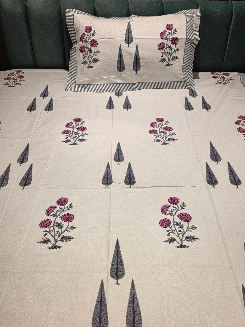 Single Pure Cotton Bedsheet Set