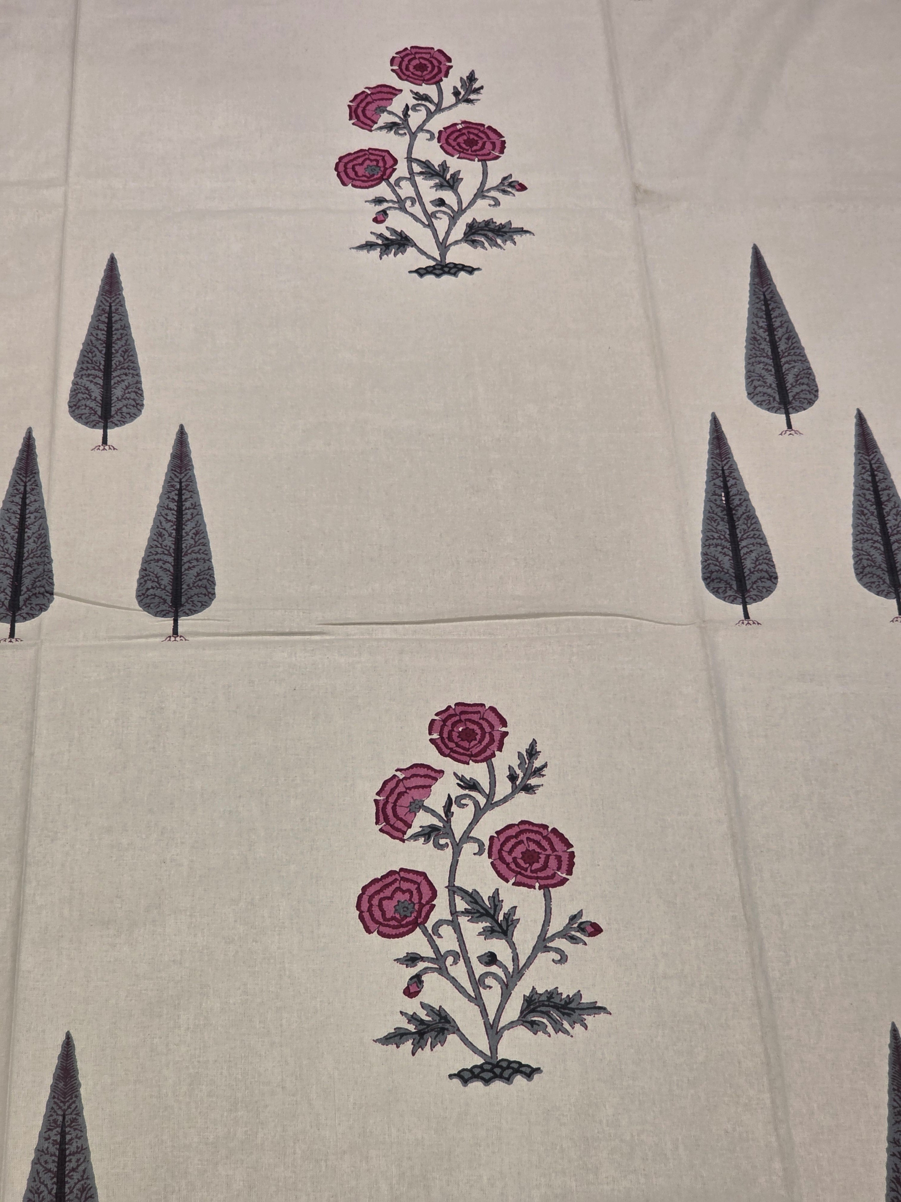 Single Pure Cotton Bedsheet Set