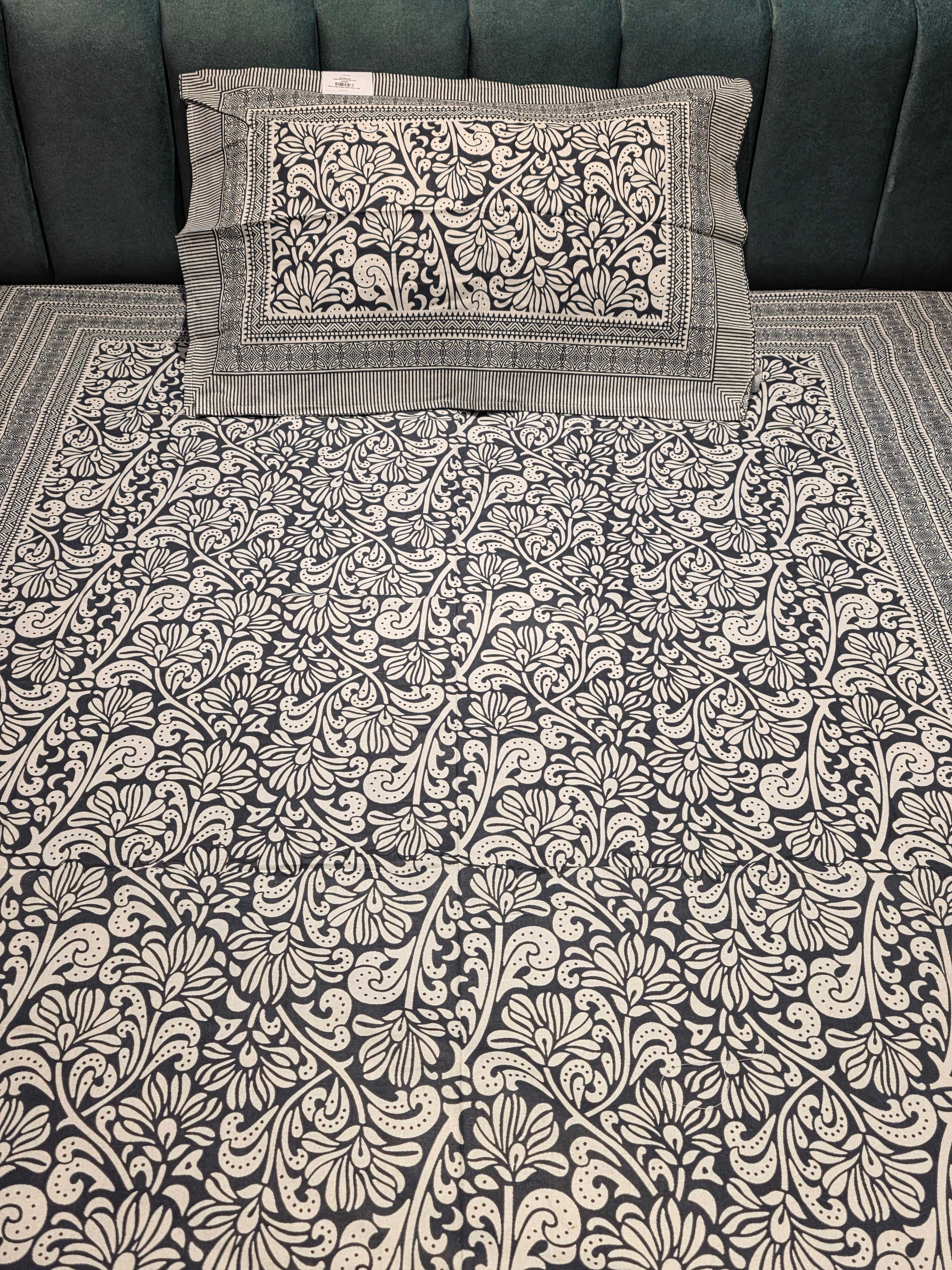 Single Pure Cotton Bedsheet Set