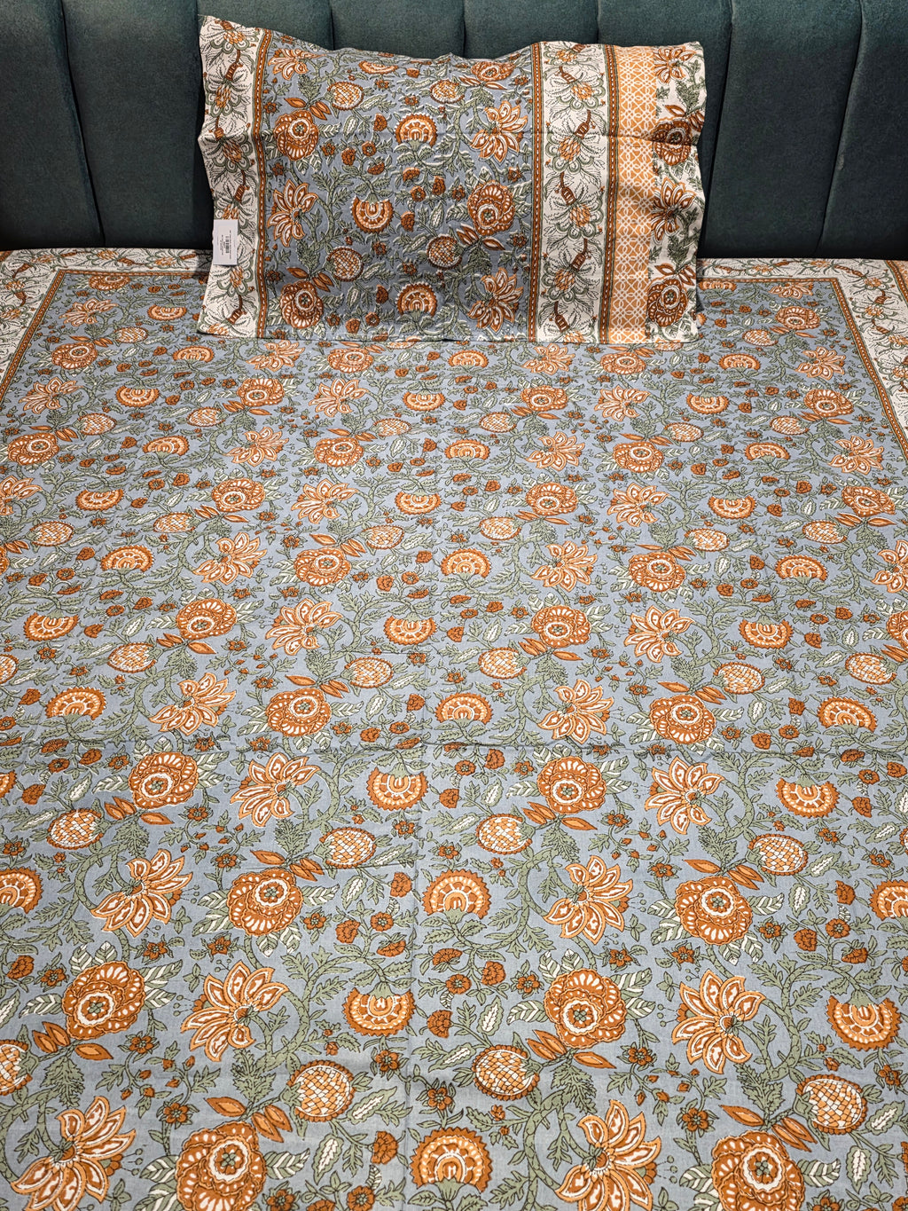 Single Pure Cotton Bedsheet Set
