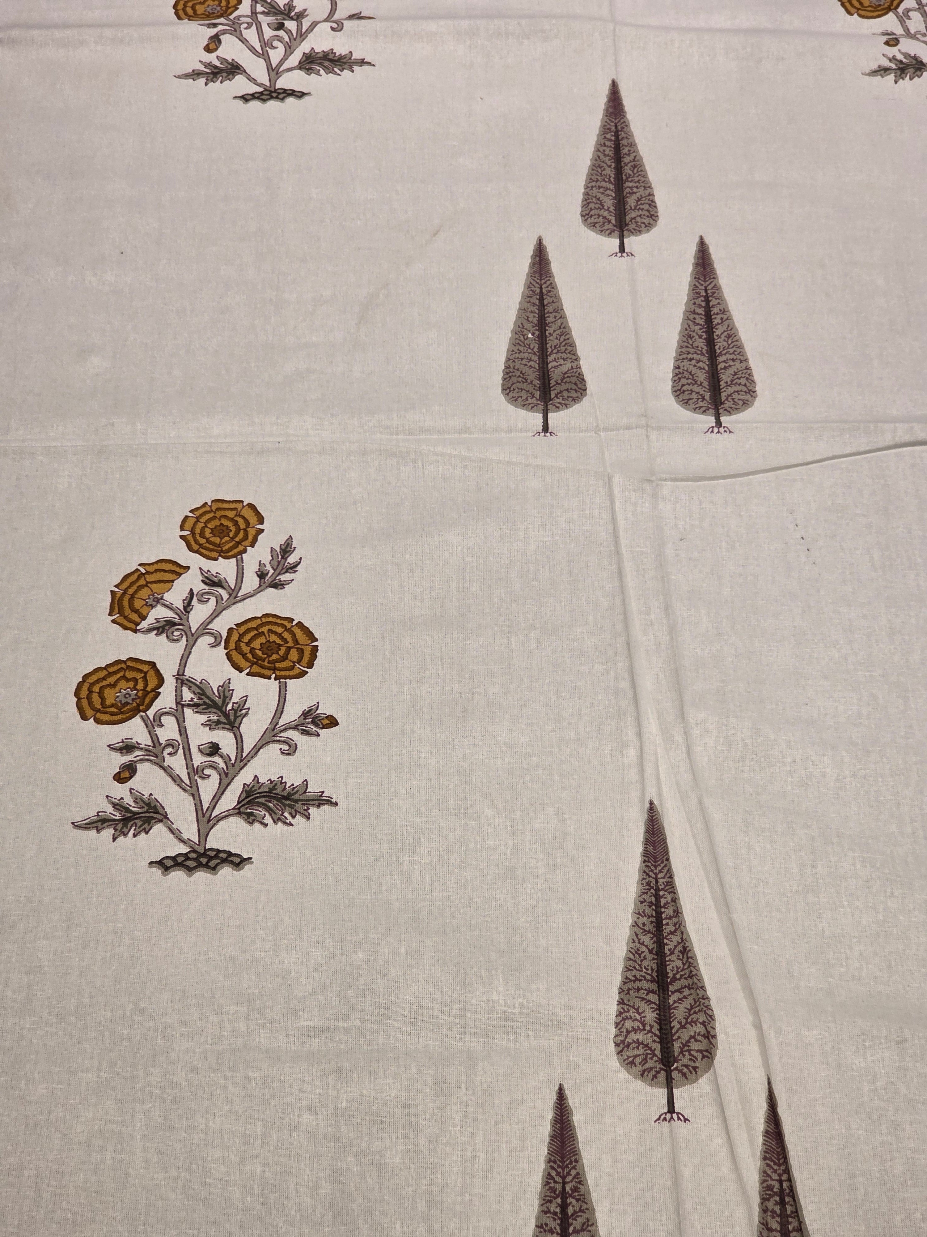 Single Pure Cotton Bedsheet Set
