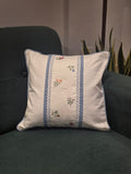Lace Embroidered Cushion Cover – 16 x 16 inches