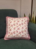 Lace Floral Cushion Cover – 16 x 16 inches