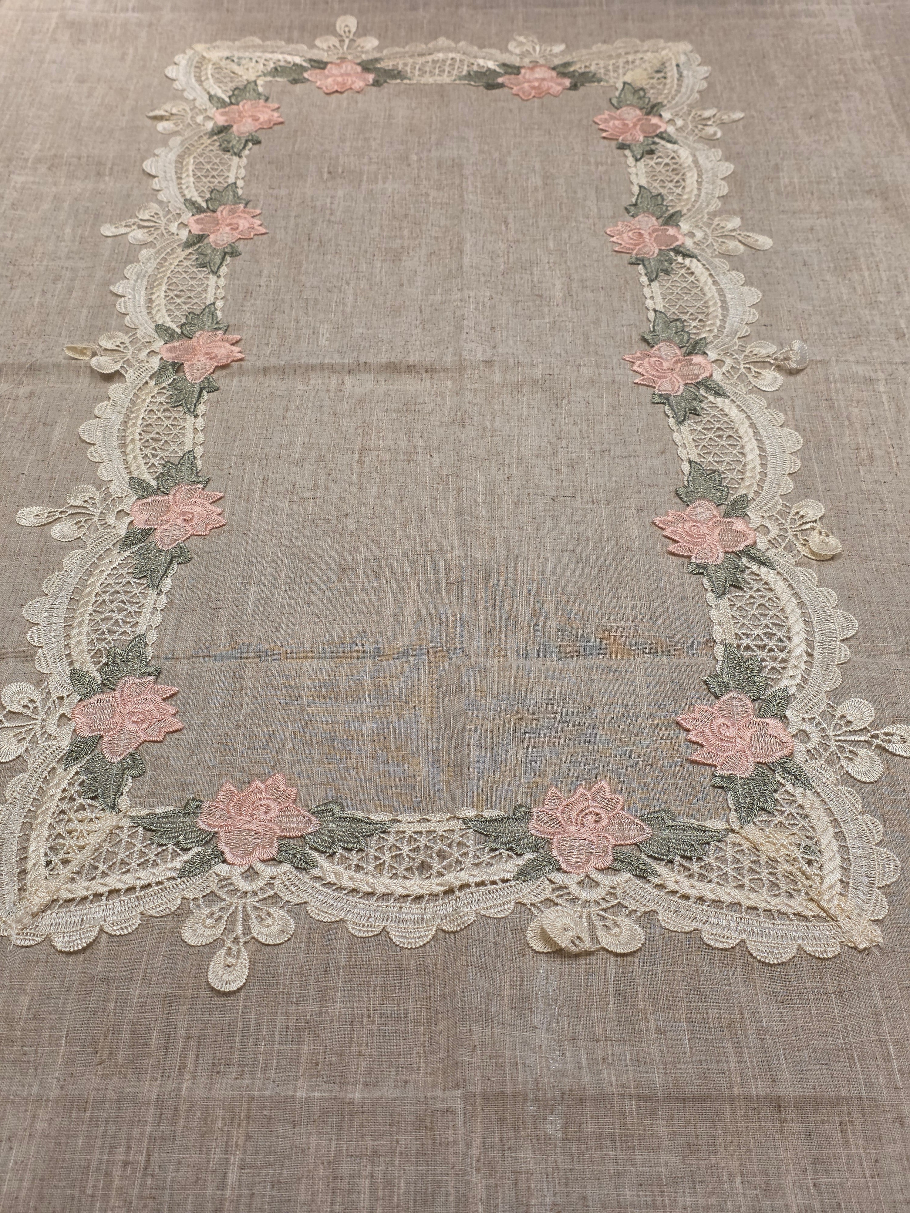 Lace Border Table Cloth