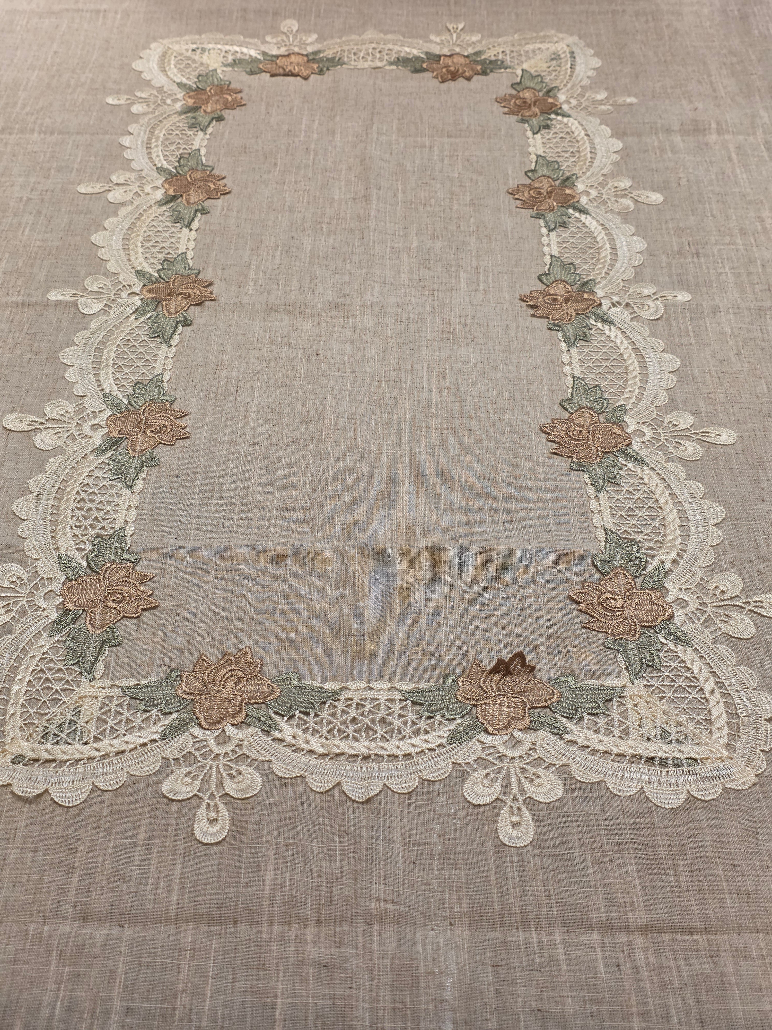 Lace Border Table Cloth