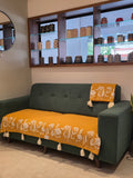 Jute Sofa Cover Set