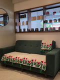 Jute Sofa Cover Set