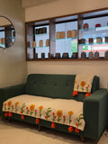 Jute Sofa Cover Set