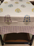 Hand Block Printed Table Cloth - 6 SEATER