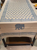 Hand Block Printed Table Cloth - 6 SEATER