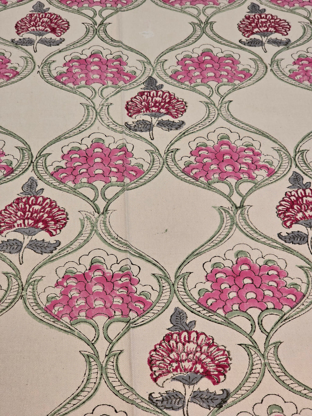 Hand Block Printed Table Cloth - 6 SEATER