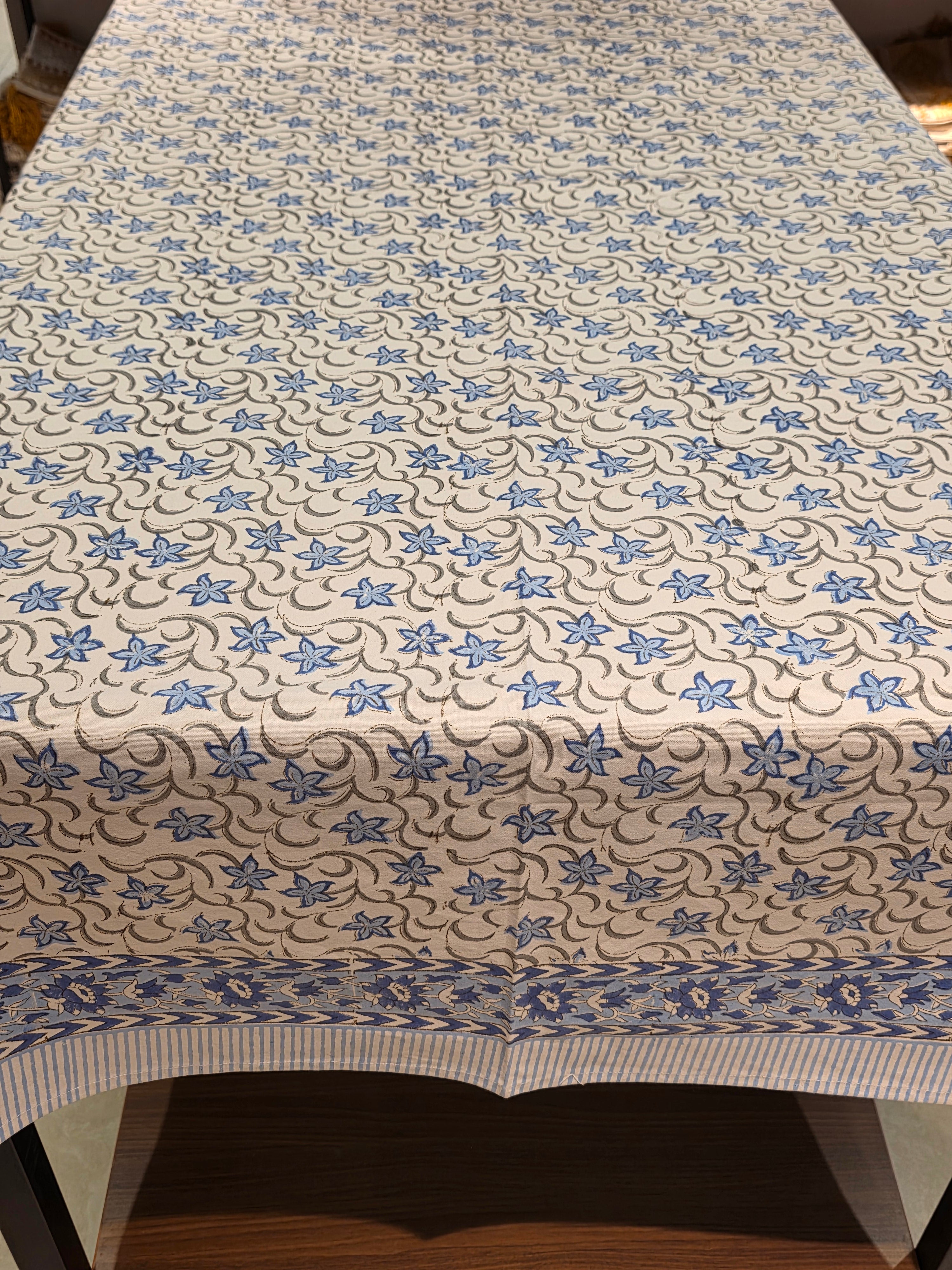 Hand Block Printed Table Cloth – 8 SEATER
