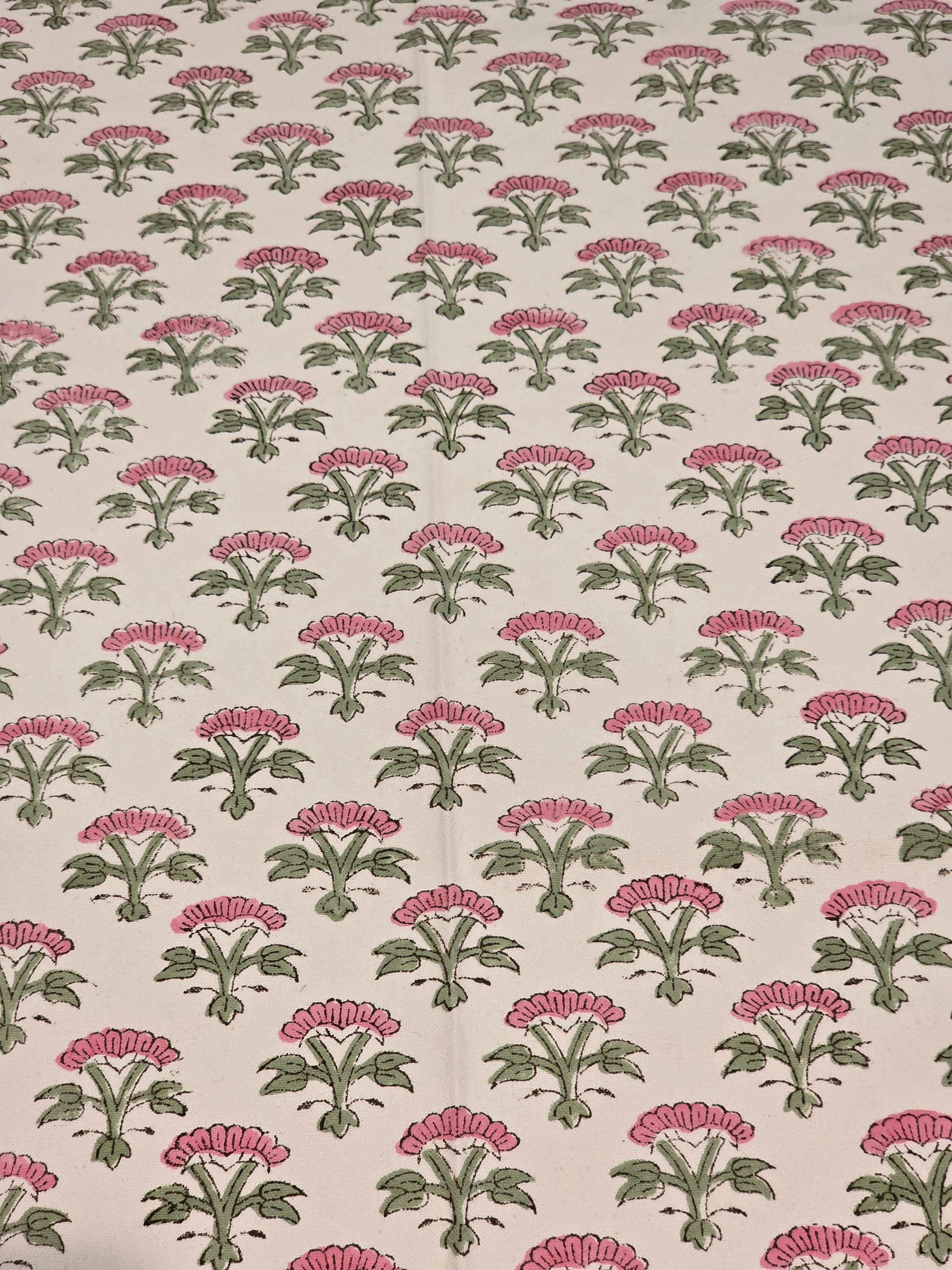 Hand Block Printed Table Cloth – 8 SEATER
