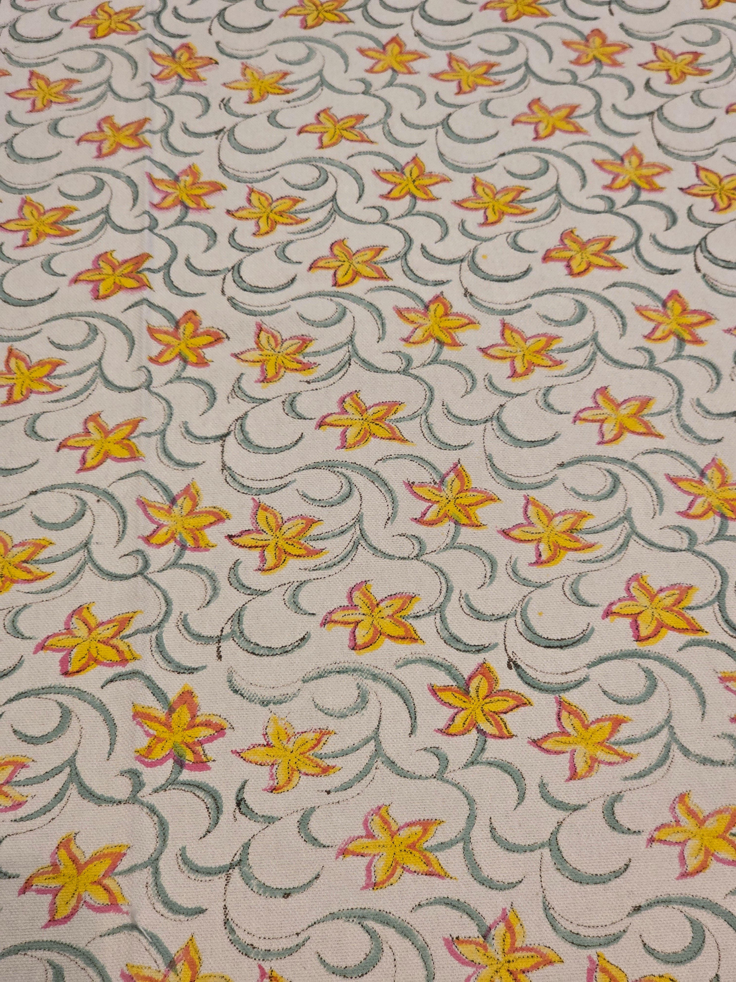 Hand Block Printed Table Cloth – 8 SEATER