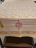 Hand Block Printed Table Cloth – 8 SEATER