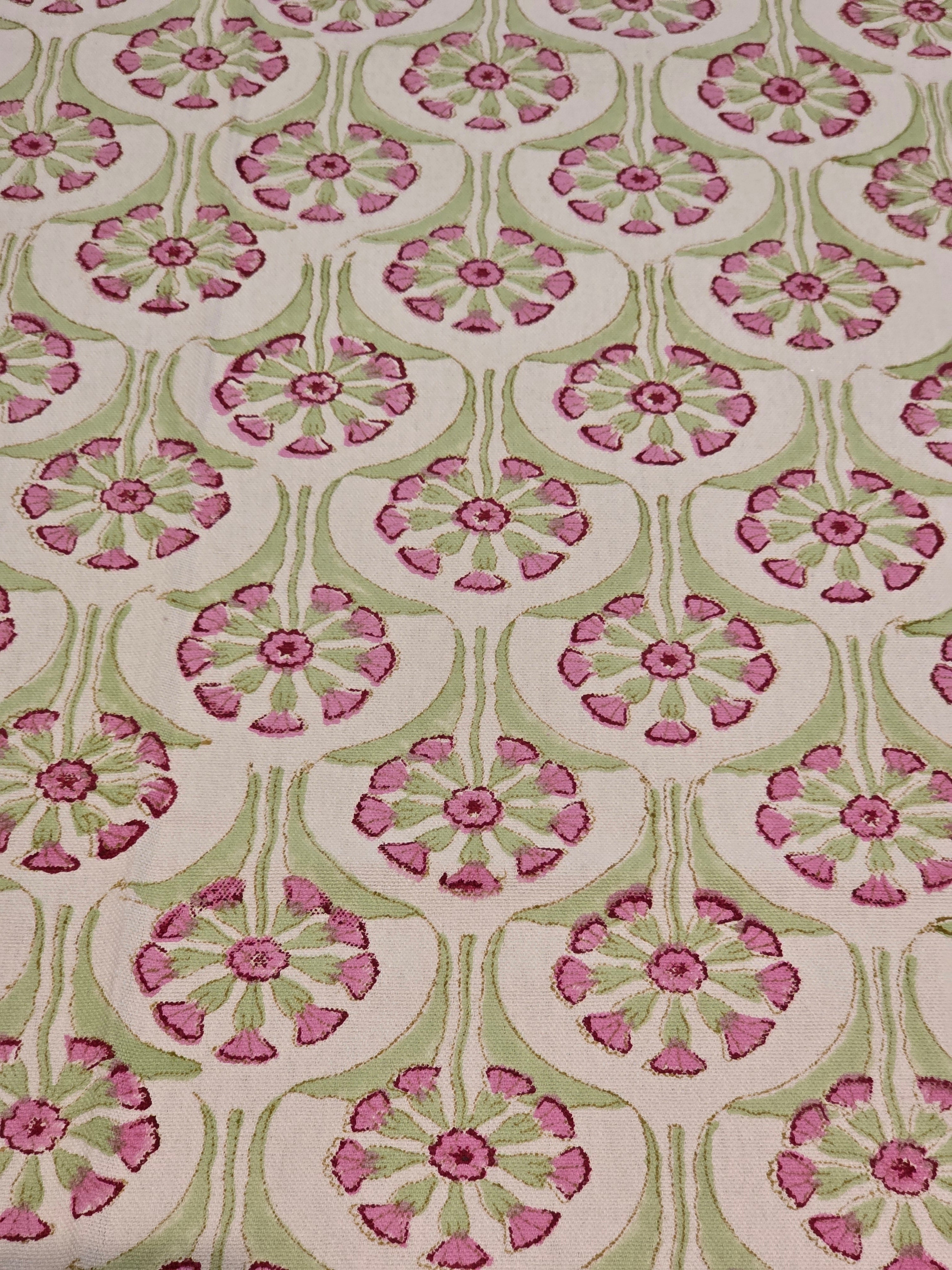 Hand Block Printed Table Cloth – 8 SEATER