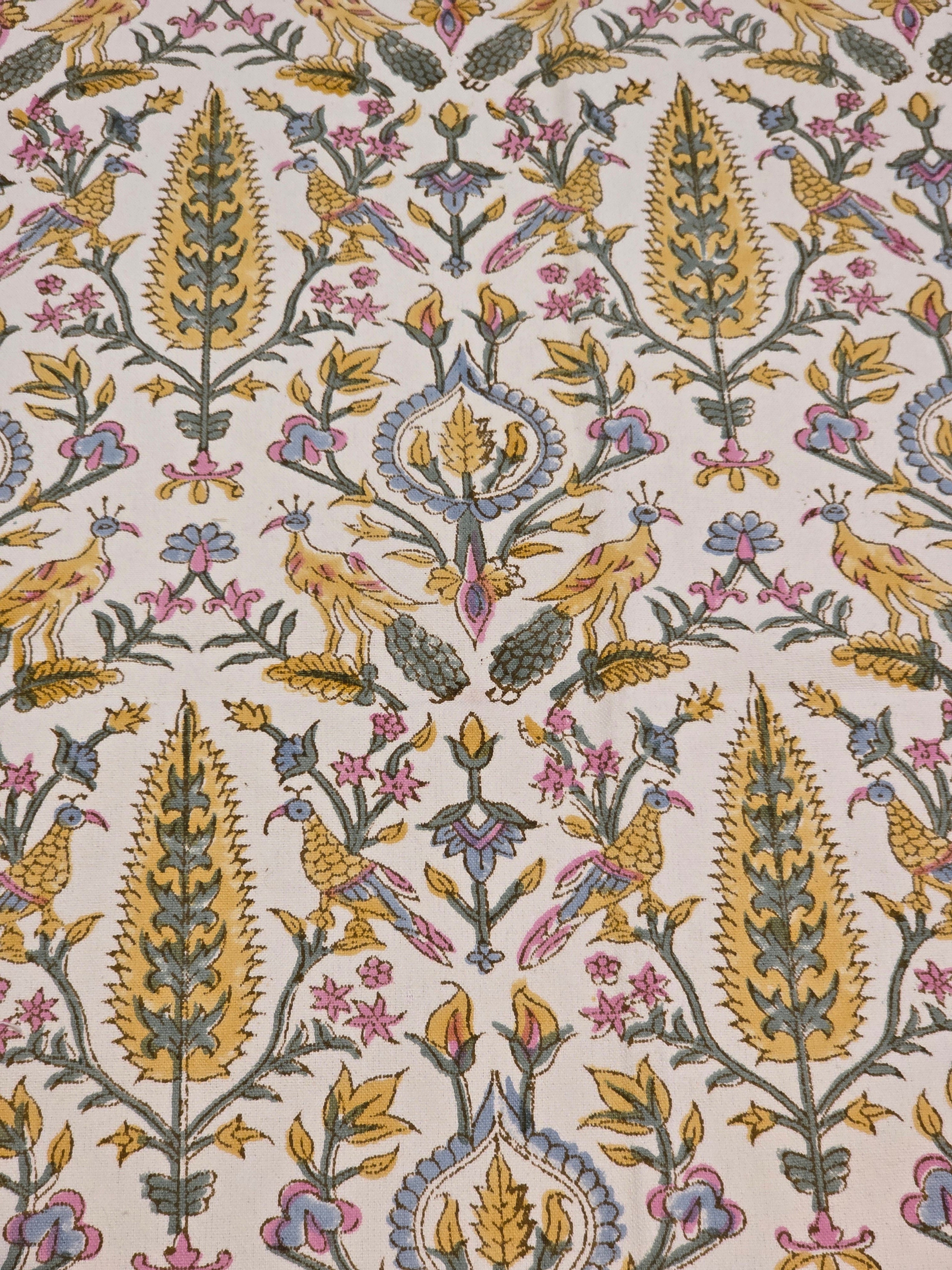 Hand Block Printed Table Cloth – 8 SEATER