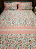 Floral Print Hakoba Lace Bedsheet