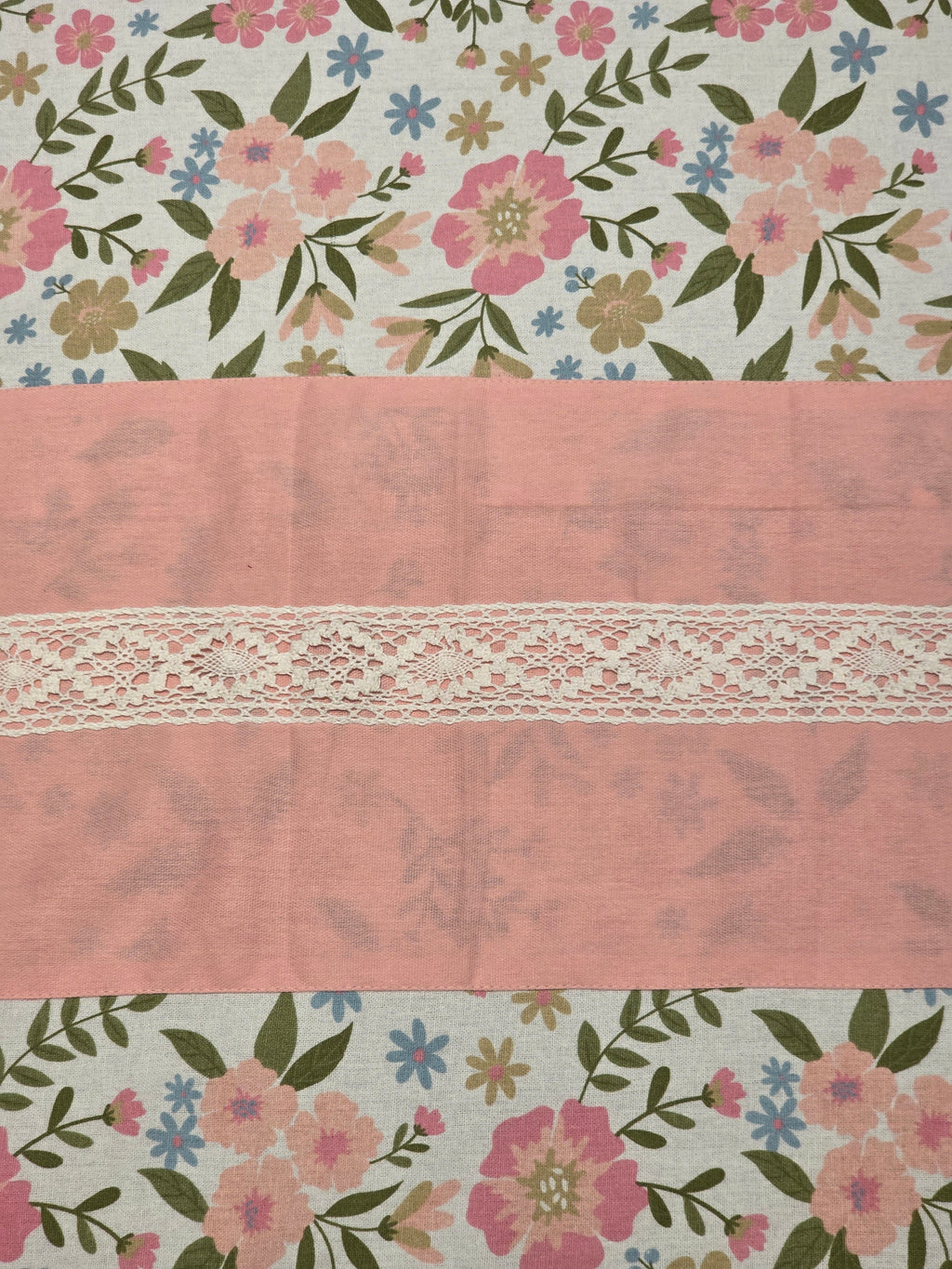 Floral Print Hakoba Lace Bedsheet