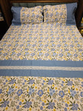 Floral Print Hakoba Lace Bedsheet