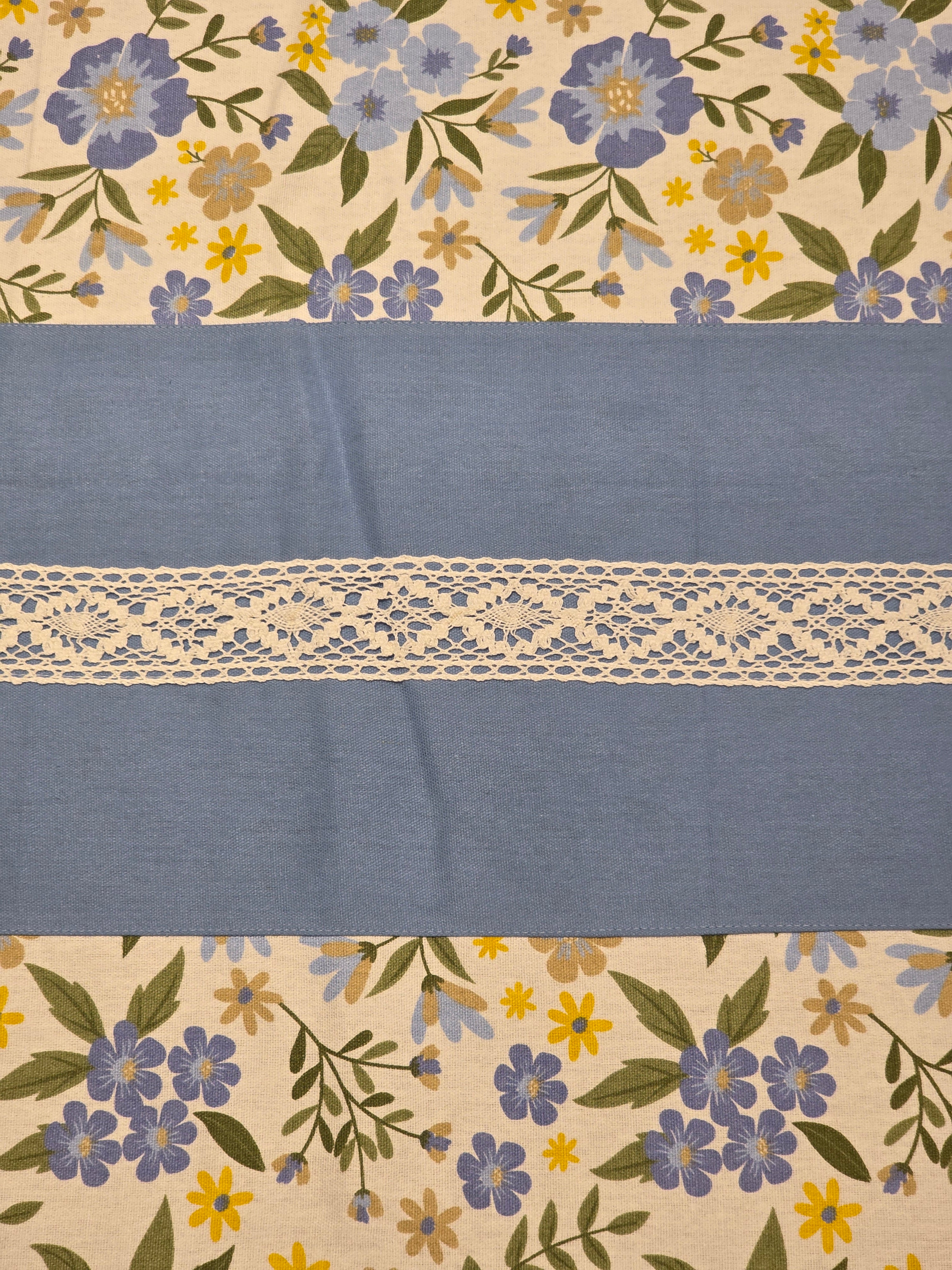 Floral Print Hakoba Lace Bedsheet