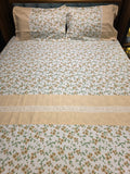 Floral Print Hakoba Lace Bedsheet