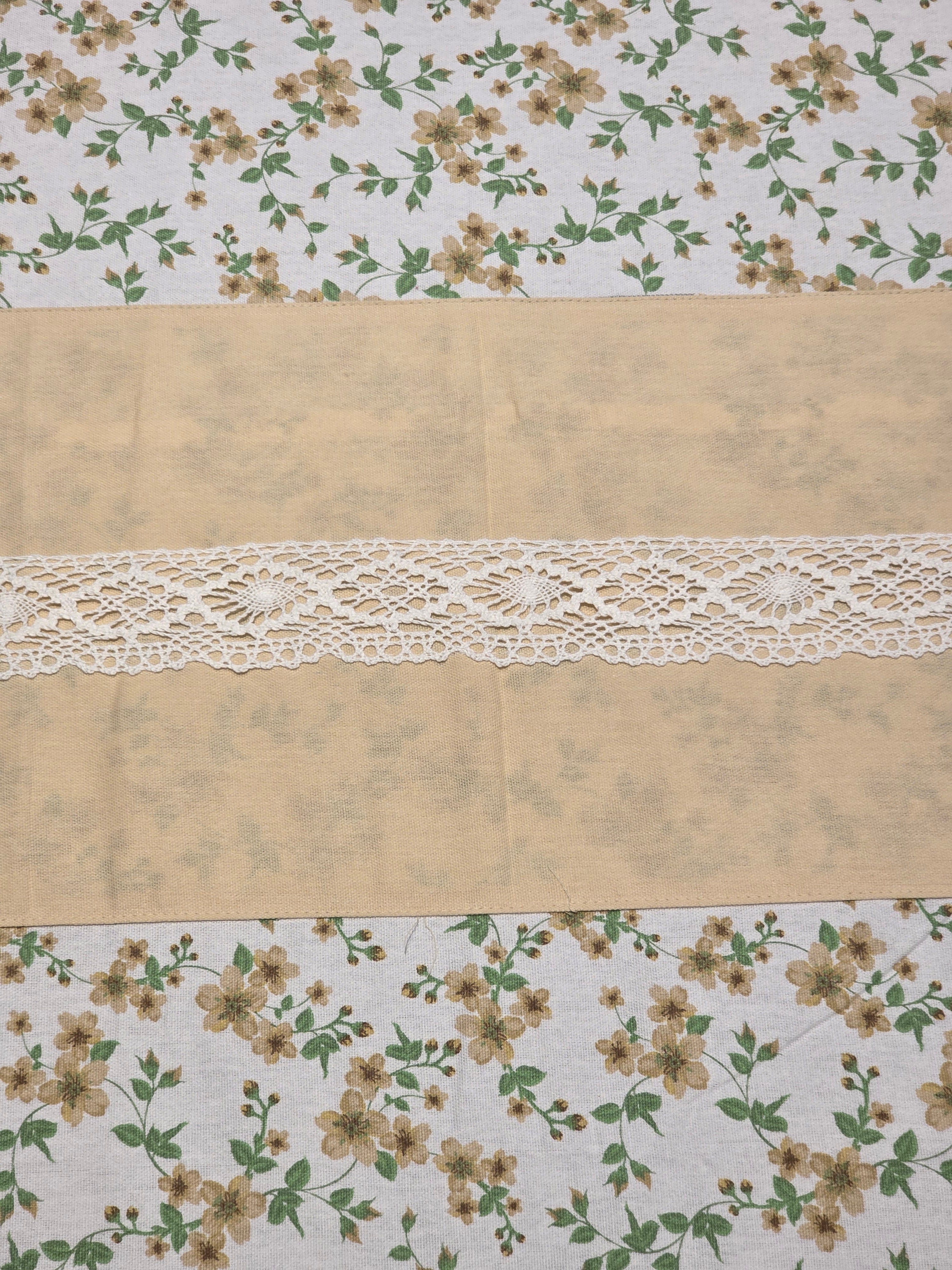 Floral Print Hakoba Lace Bedsheet