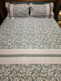 Floral Print Hakoba Lace Bedsheet