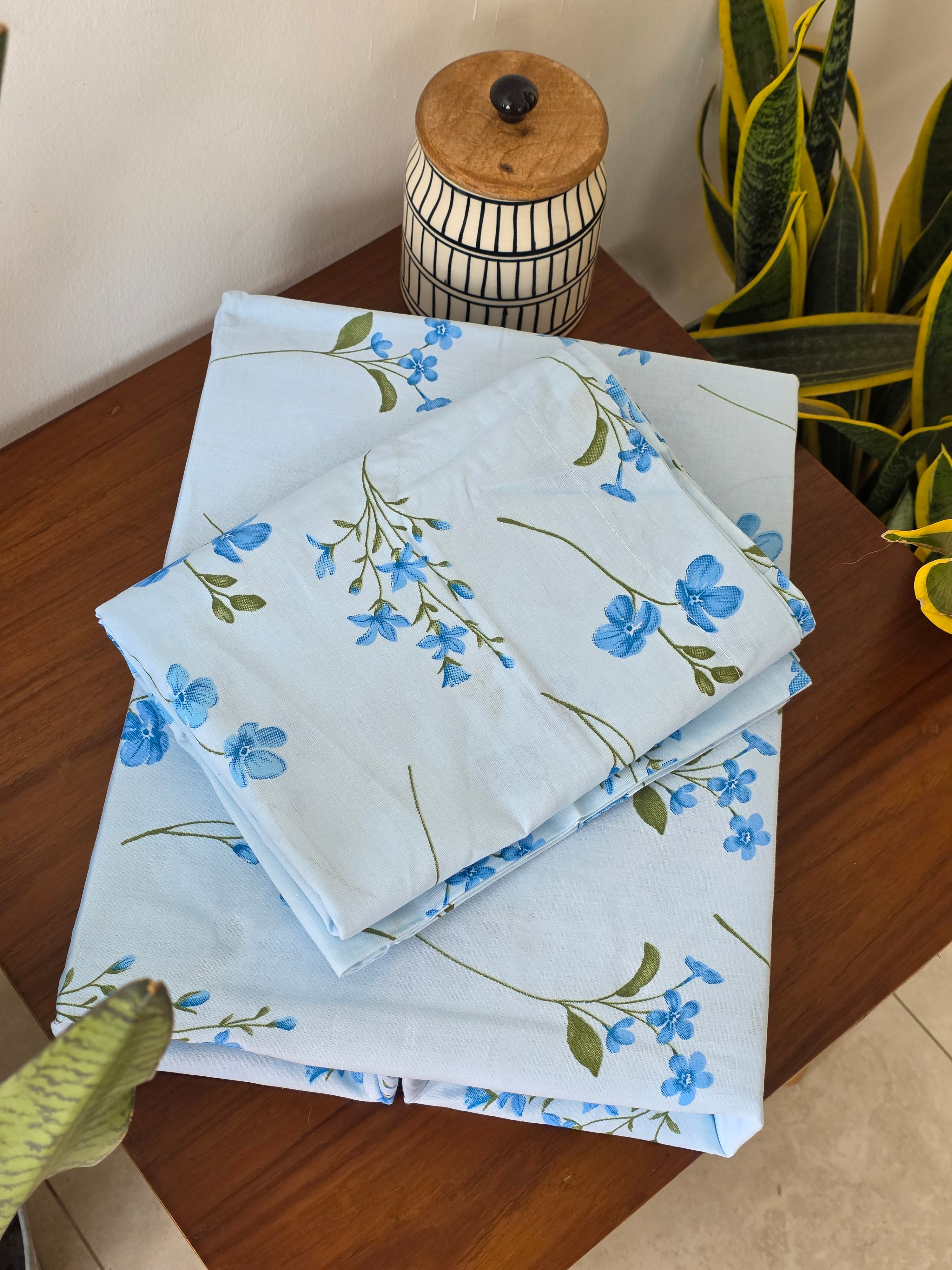 300 TC Pure Cotton Fitted Bedsheet