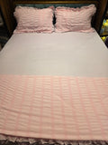 Ruched Comforter Set – King Size