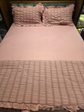 Ruched Comforter Set – King Size