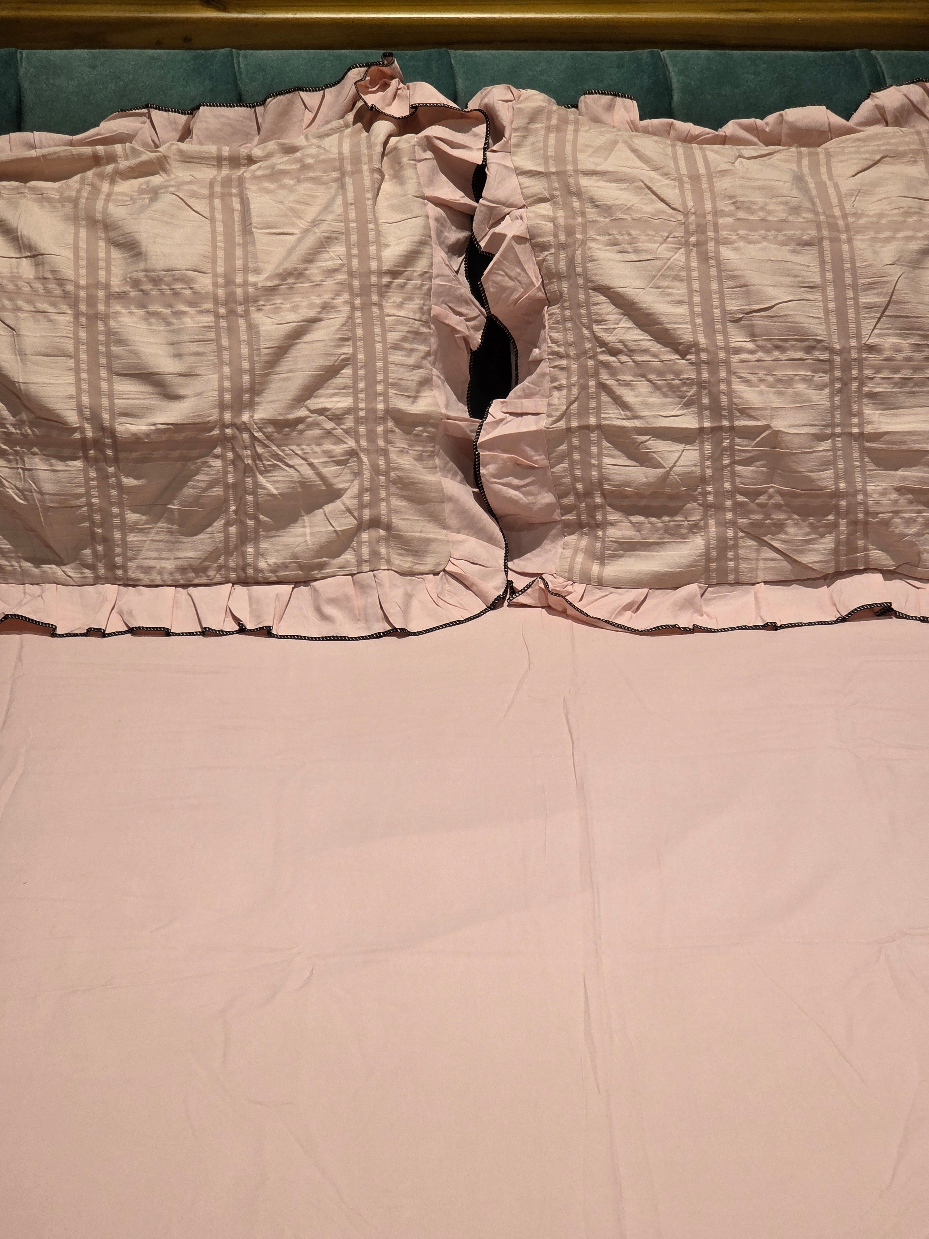 Ruched Comforter Set – King Size