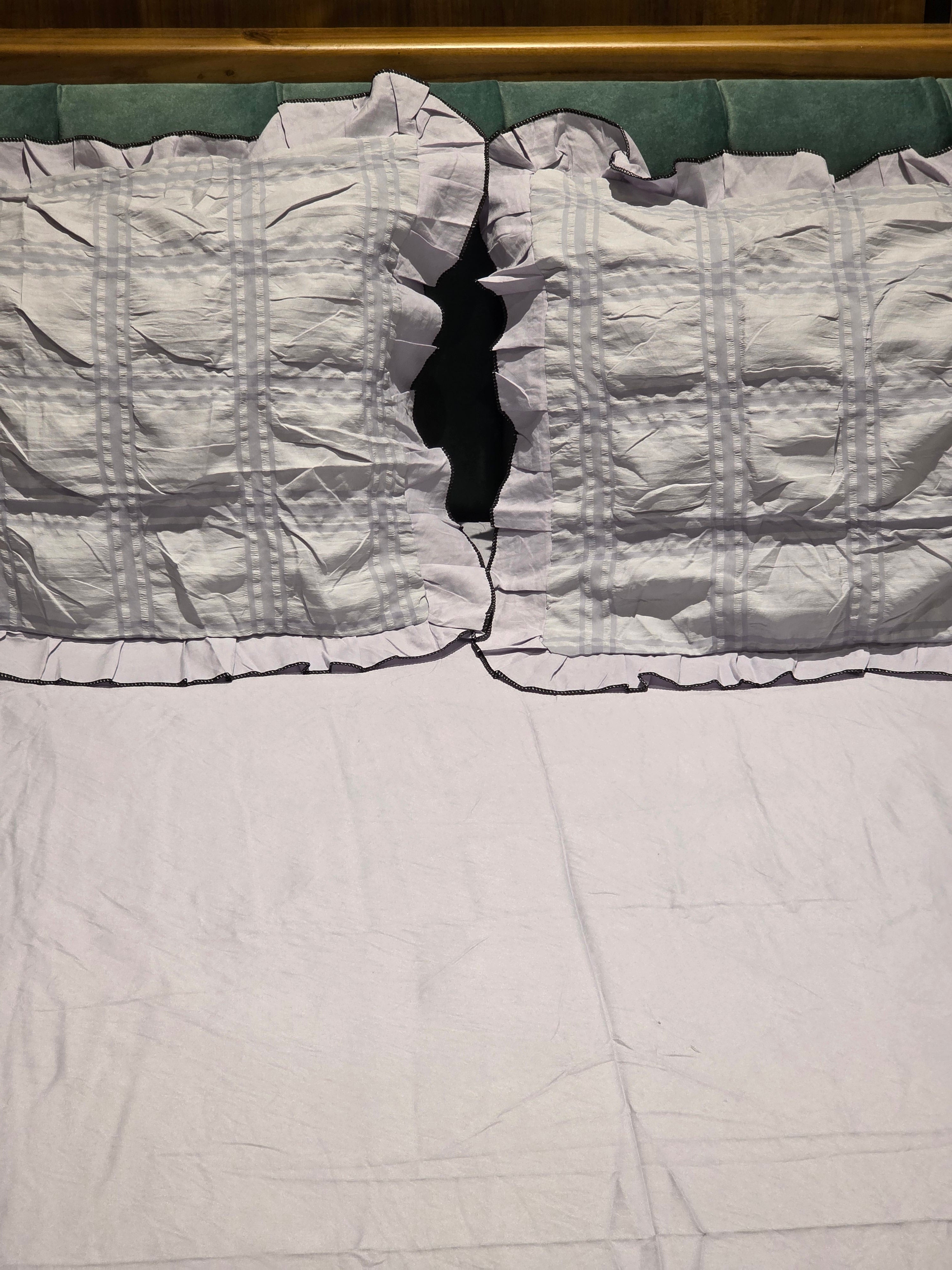 Ruched Comforter Set – King Size