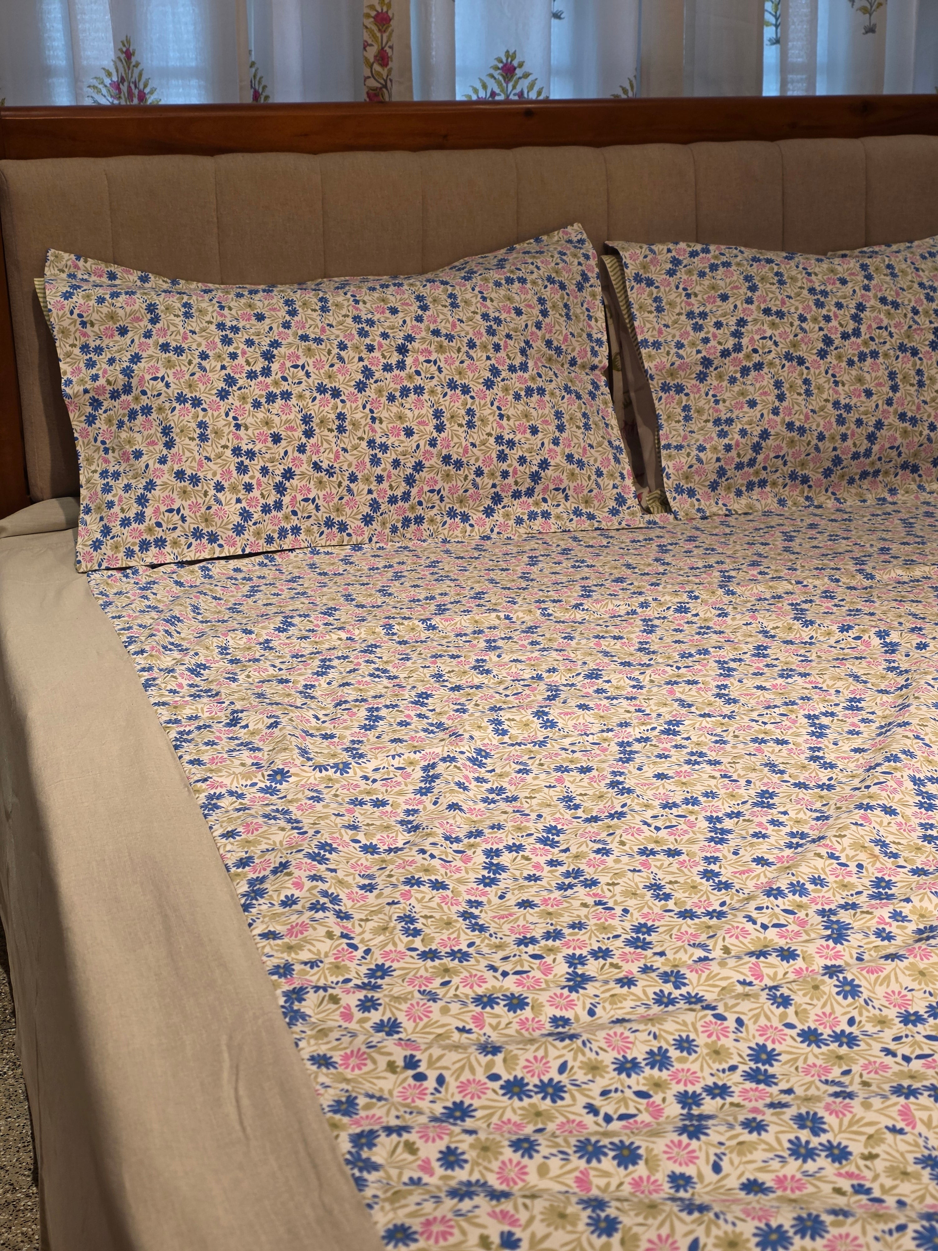 King Border Bedsheet Set