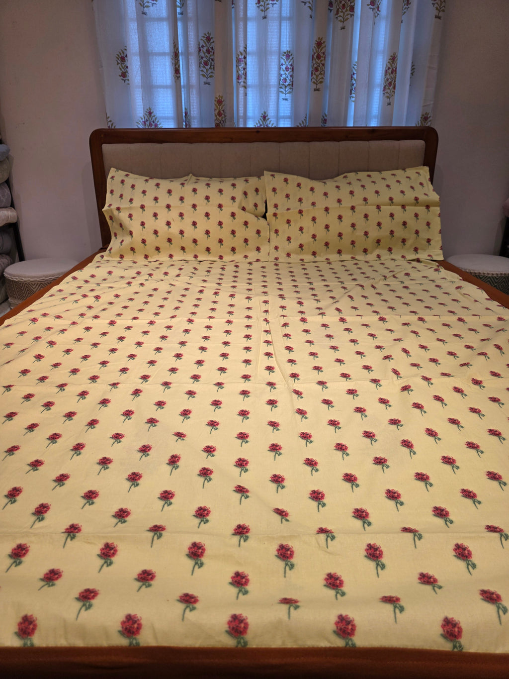 King Border Bedsheet Set