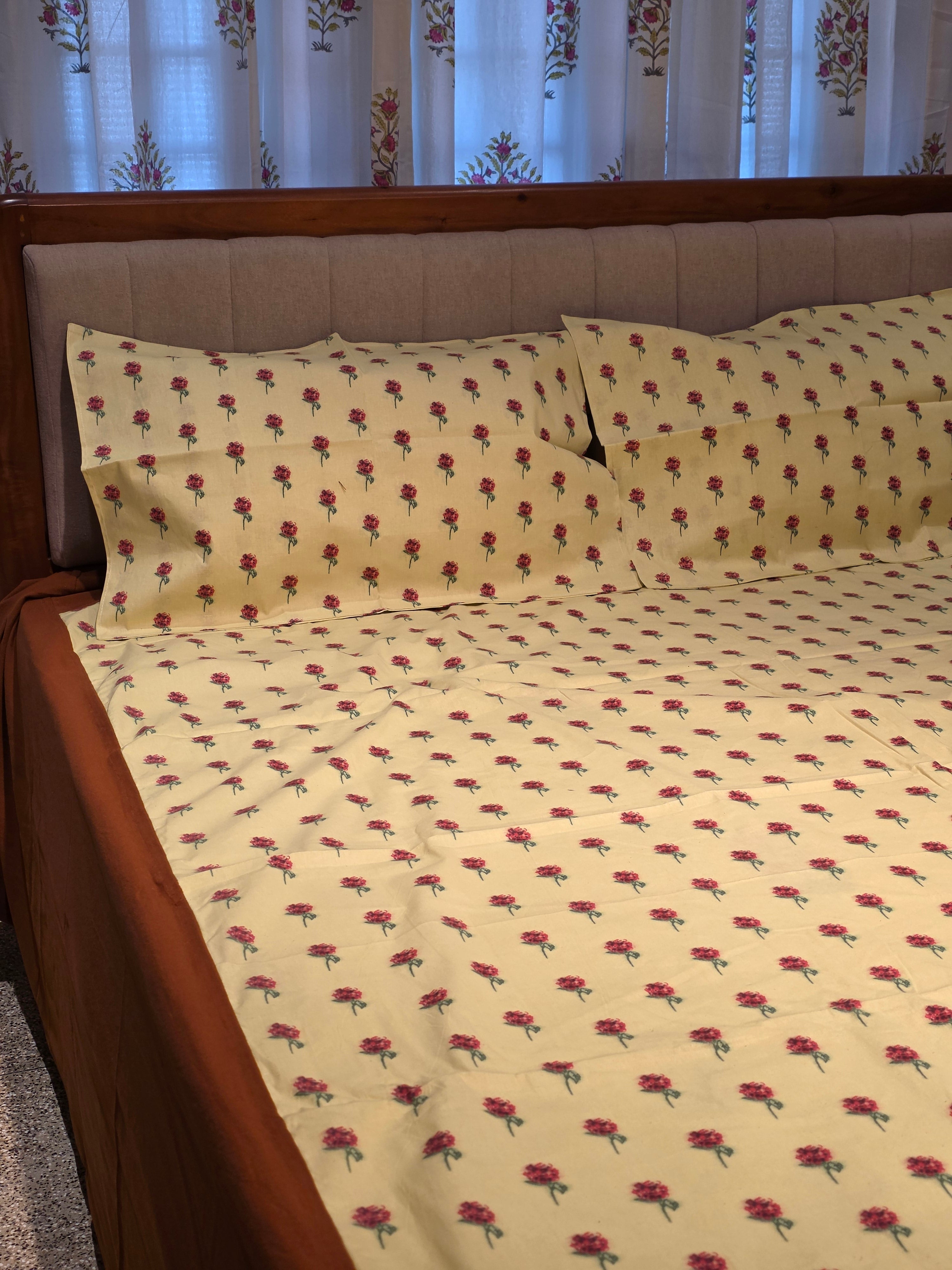 King Border Bedsheet Set