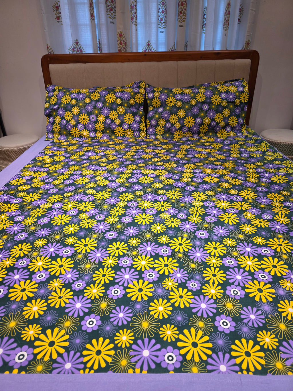 King Border Bedsheet Set