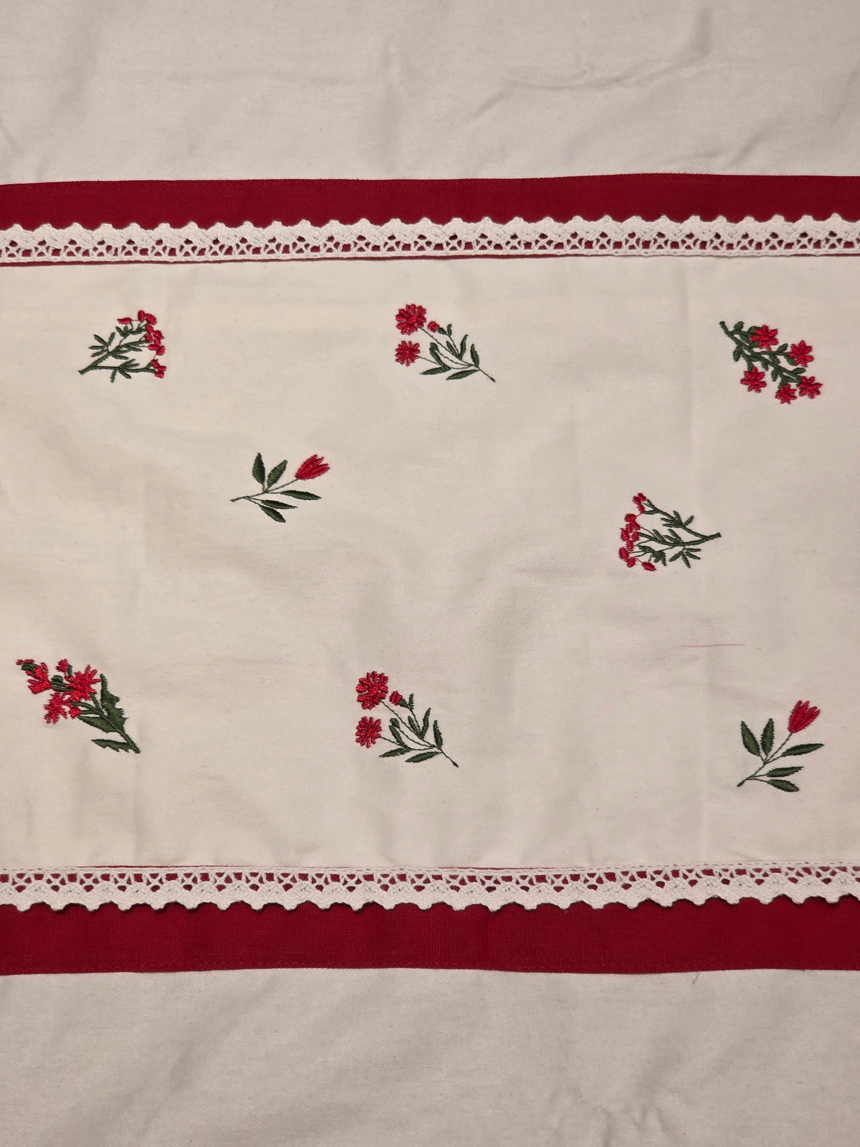 King Size Embroidered Lace Bedsheet Set