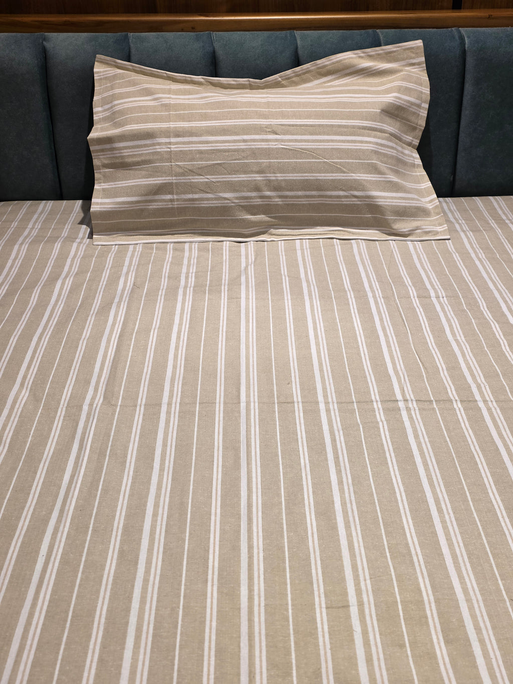 Pure Cotton Pastel Single Bedsheet Set