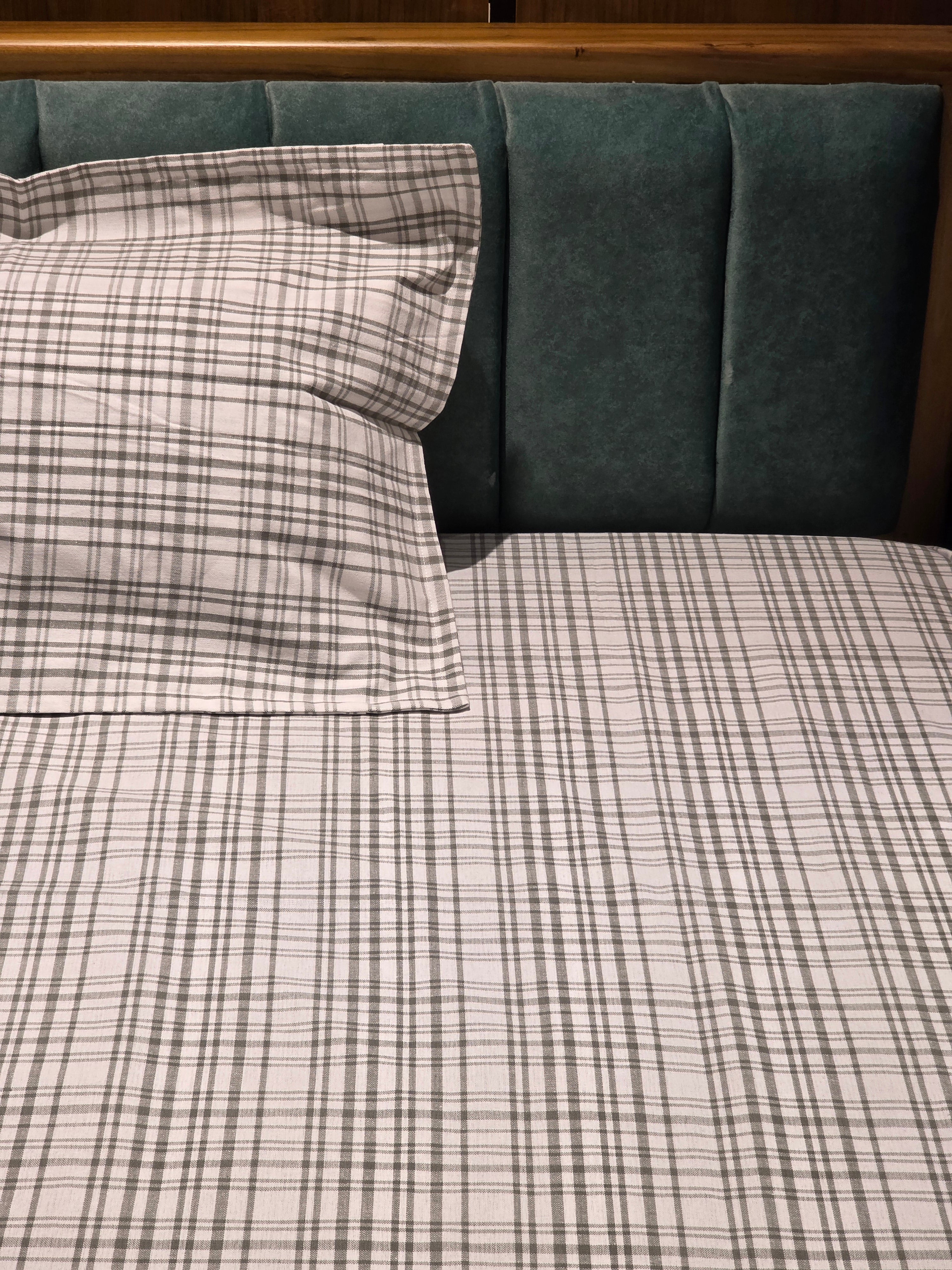 Pure Cotton Pastel Single Bedsheet Set