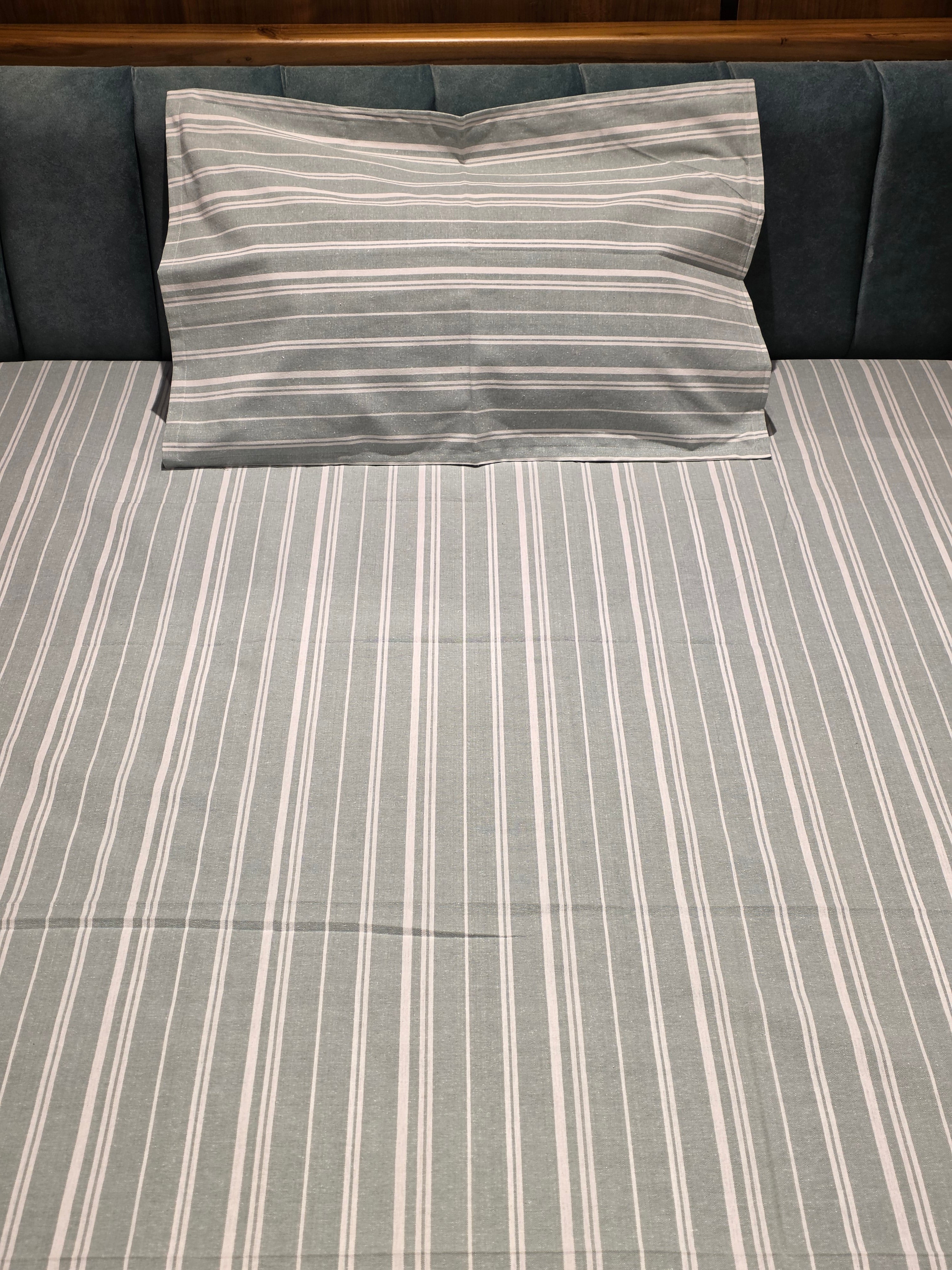 Pure Cotton Pastel Single Bedsheet Set